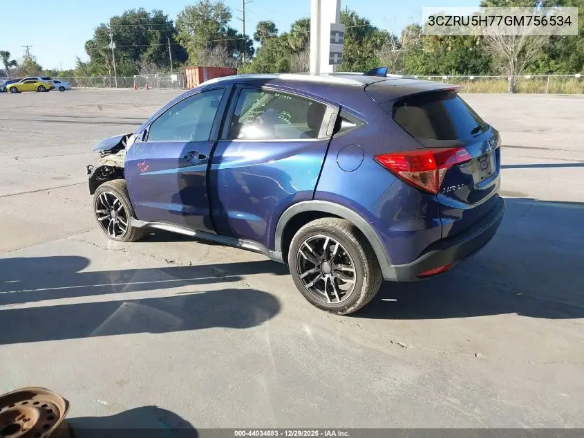 3CZRU5H77GM756534 2016 Honda Hr-V Ex-L