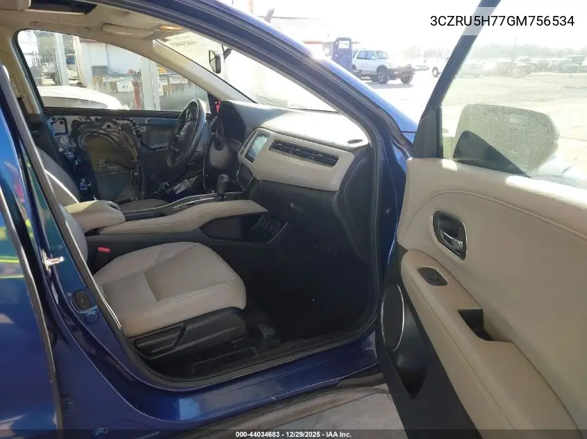 3CZRU5H77GM756534 2016 Honda Hr-V Ex-L