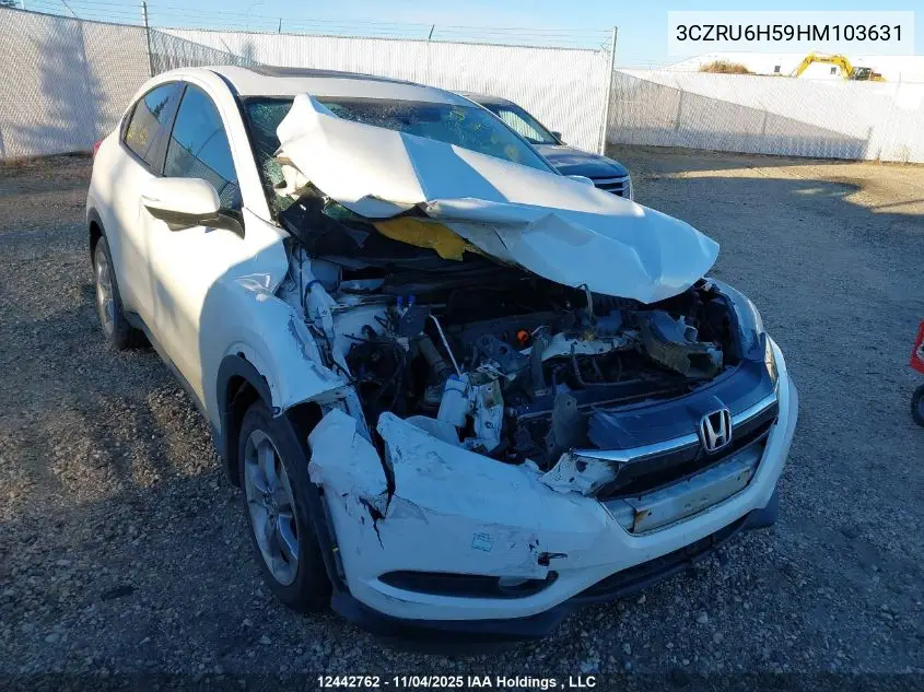 3CZRU6H59HM103631 2017 Honda Hr-V Ex