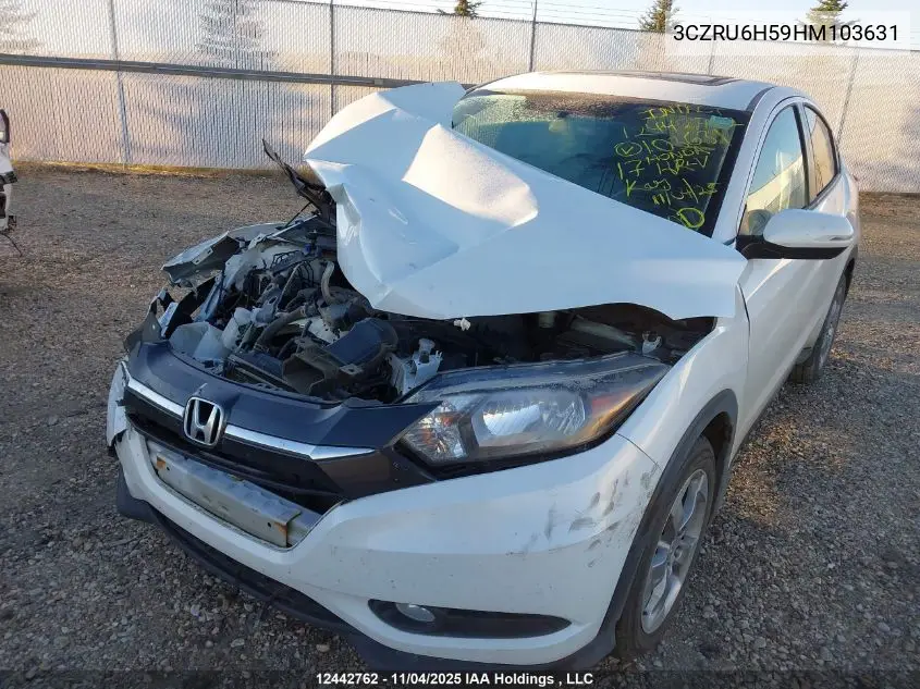 3CZRU6H59HM103631 2017 Honda Hr-V Ex