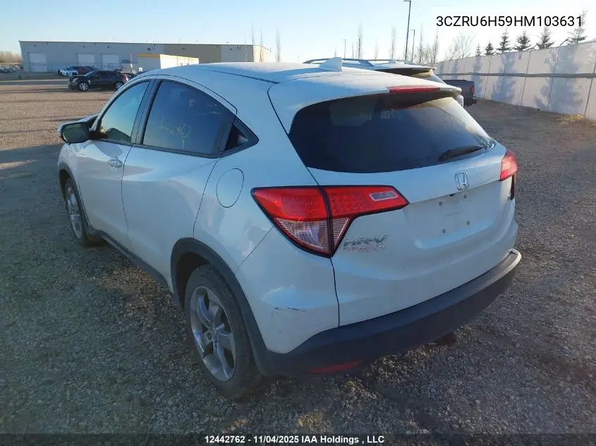 3CZRU6H59HM103631 2017 Honda Hr-V Ex