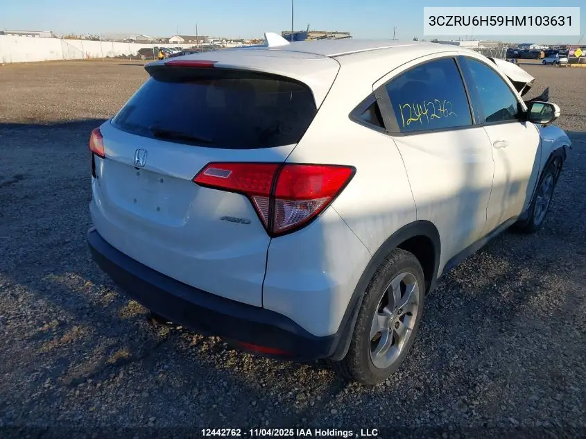 3CZRU6H59HM103631 2017 Honda Hr-V Ex