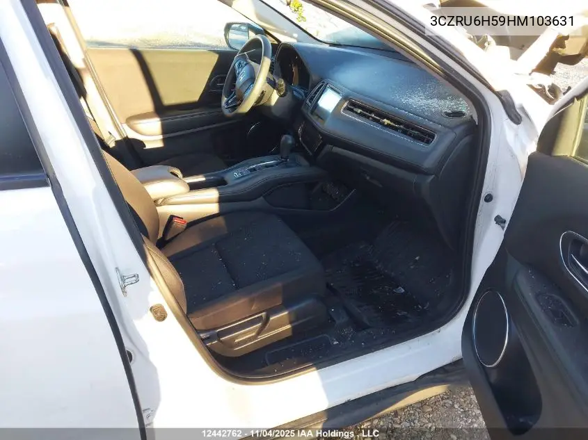 3CZRU6H59HM103631 2017 Honda Hr-V Ex