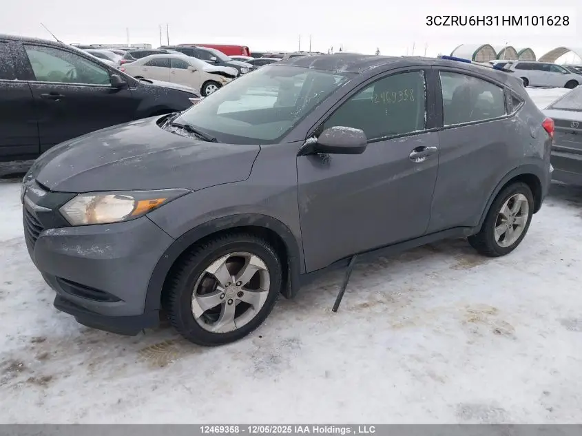 3CZRU6H31HM101628 2017 Honda Hr-V Lx
