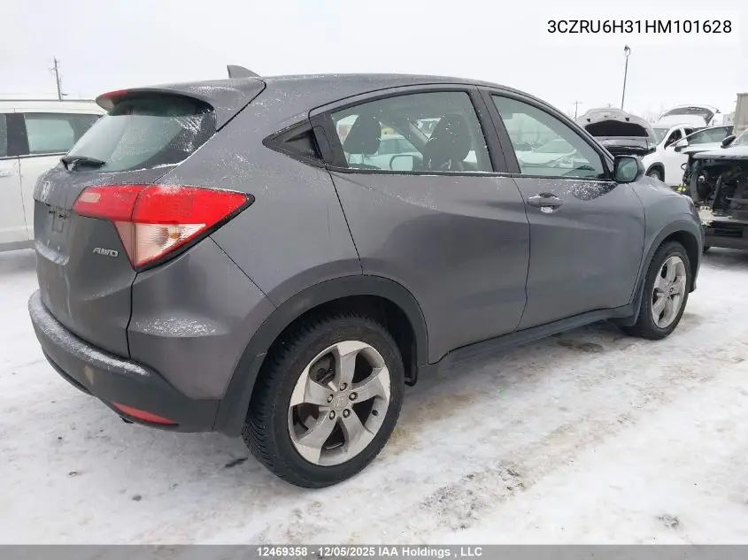 3CZRU6H31HM101628 2017 Honda Hr-V Lx
