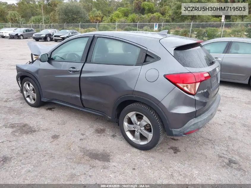 3CZRU5H30HM719503 2017 Honda Hr-V Lx