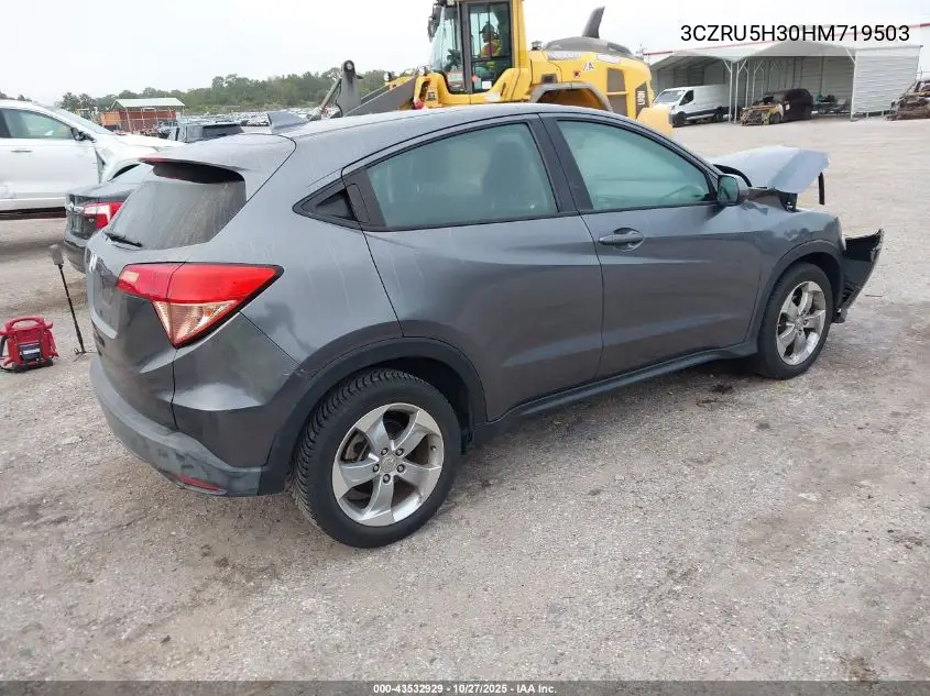 3CZRU5H30HM719503 2017 Honda Hr-V Lx