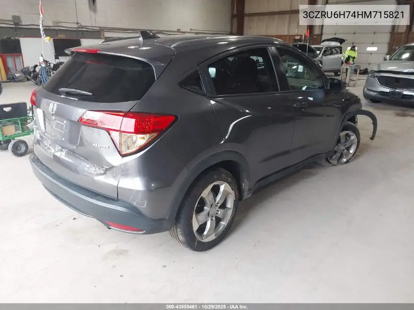 3CZRU6H74HM715821 2017 Honda Hr-V Ex-L
