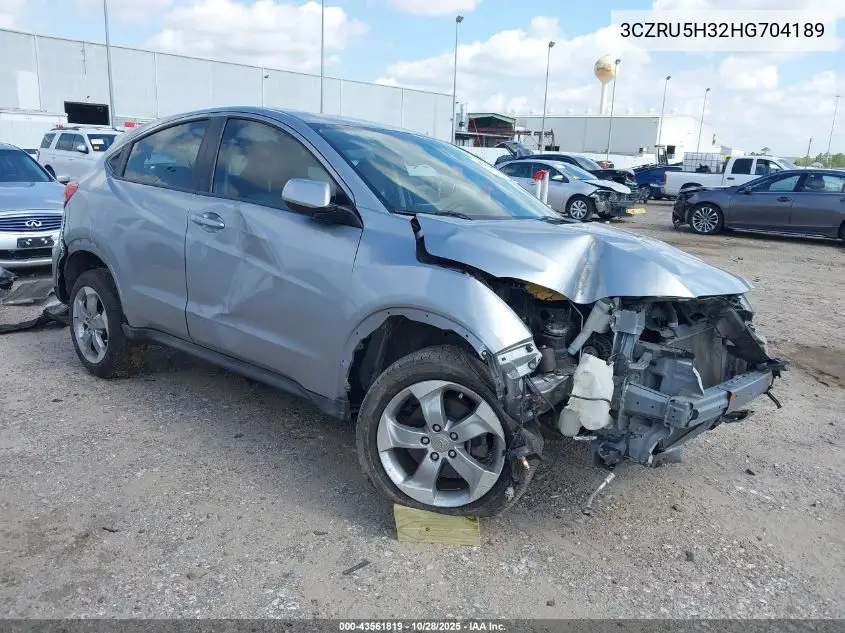 3CZRU5H32HG704189 2017 Honda Hr-V Lx