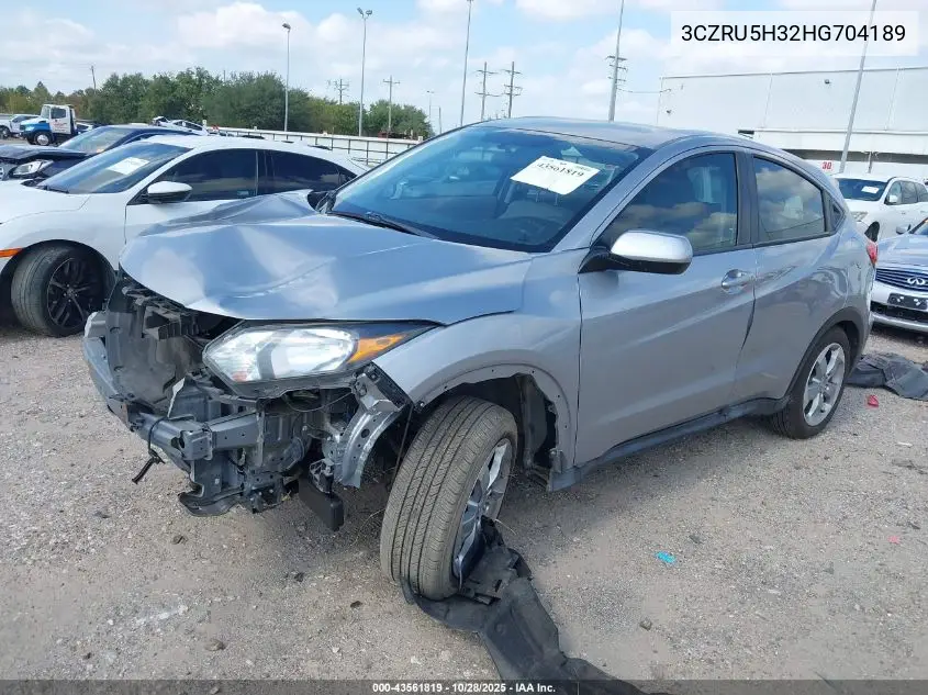 3CZRU5H32HG704189 2017 Honda Hr-V Lx