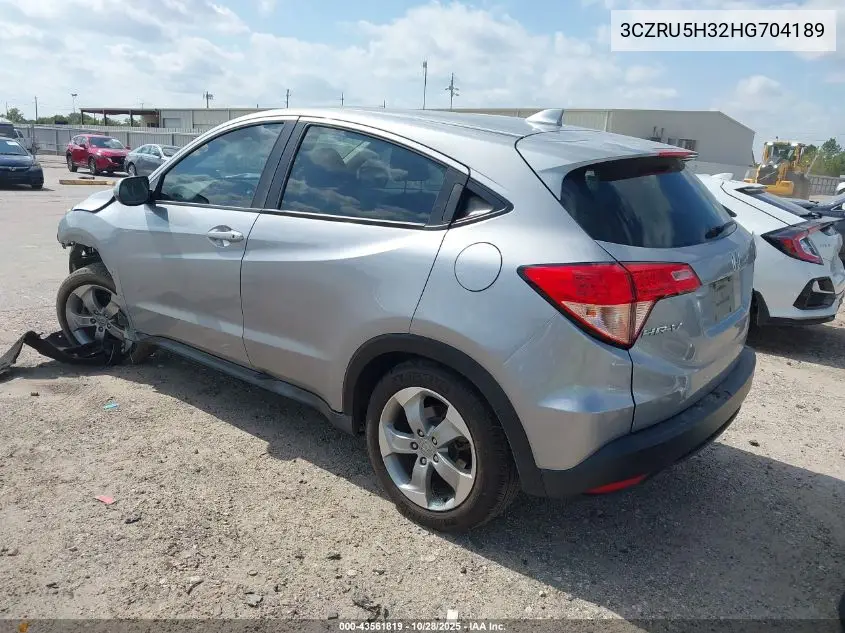 3CZRU5H32HG704189 2017 Honda Hr-V Lx