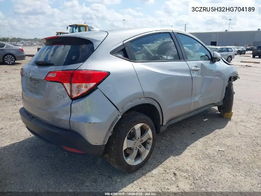 3CZRU5H32HG704189 2017 Honda Hr-V Lx