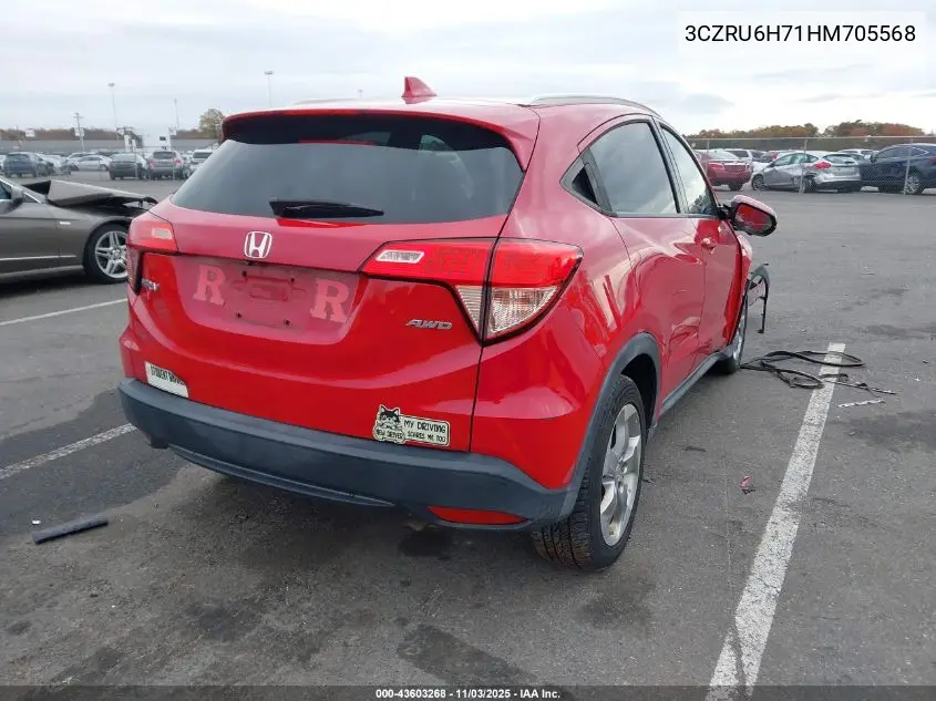 3CZRU6H71HM705568 2017 Honda Hr-V Ex-L