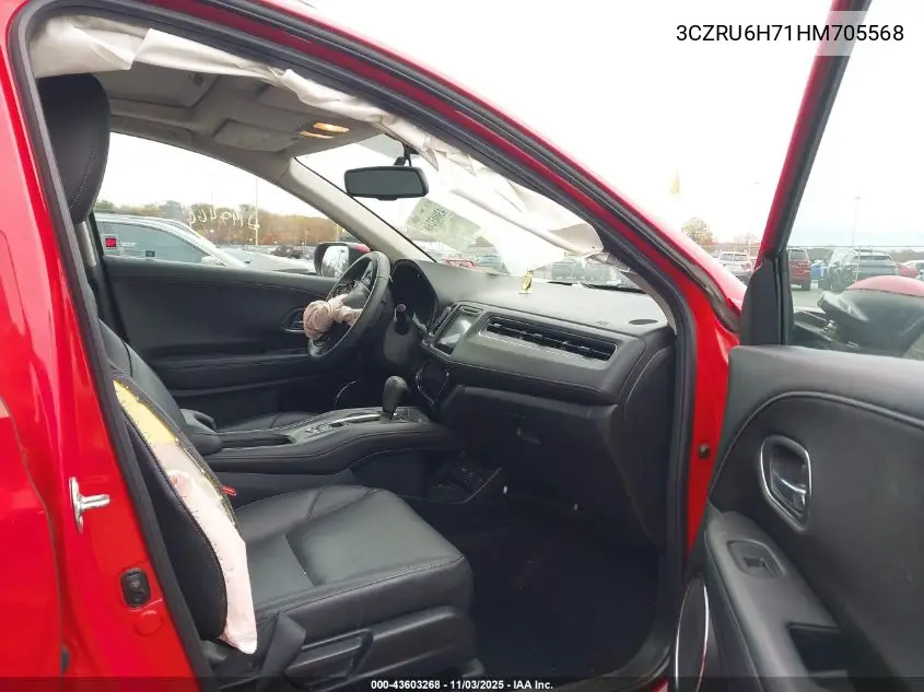 3CZRU6H71HM705568 2017 Honda Hr-V Ex-L