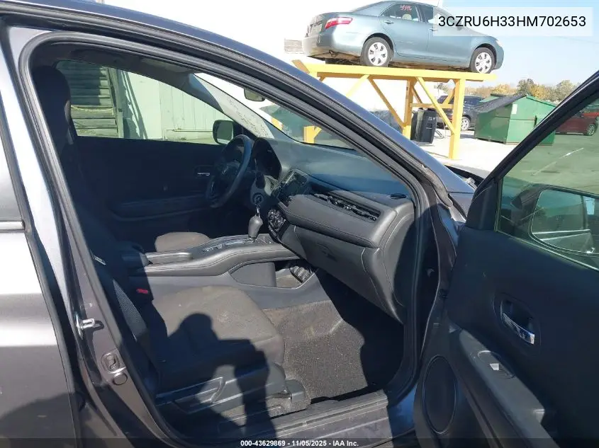 3CZRU6H33HM702653 2017 Honda Hr-V Lx