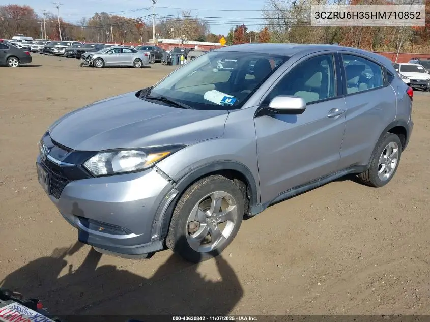 3CZRU6H35HM710852 2017 Honda Hr-V Lx