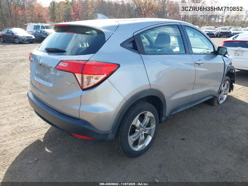 3CZRU6H35HM710852 2017 Honda Hr-V Lx