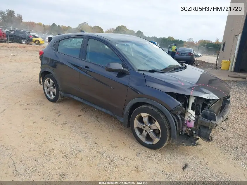 3CZRU5H37HM721720 2017 Honda Hr-V Lx