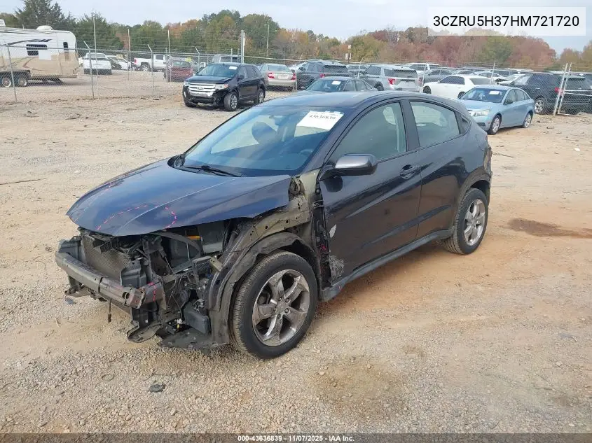 3CZRU5H37HM721720 2017 Honda Hr-V Lx