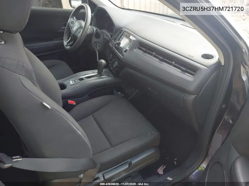 3CZRU5H37HM721720 2017 Honda Hr-V Lx