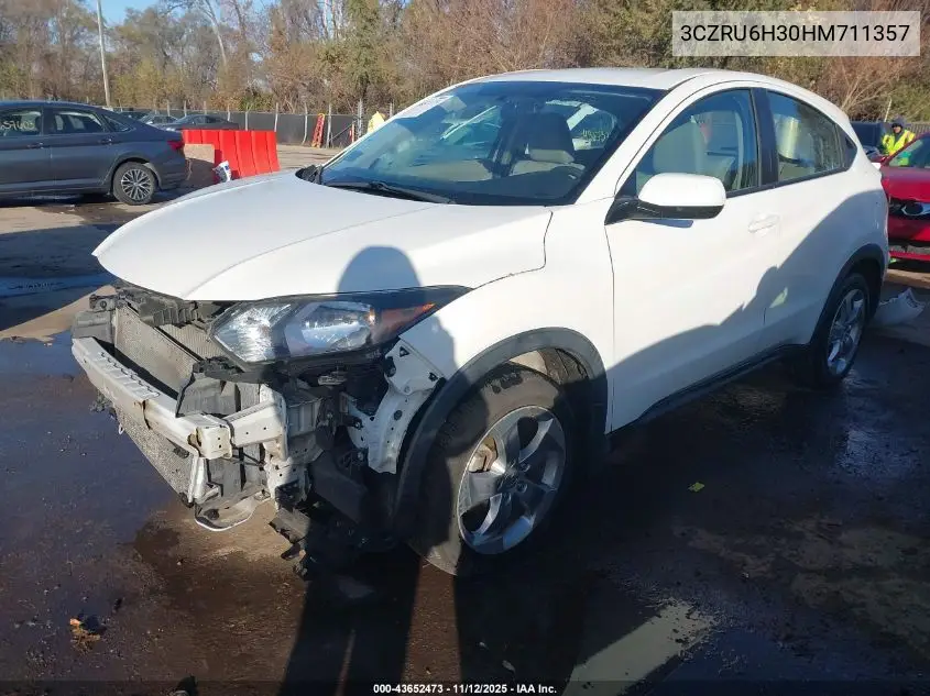 3CZRU6H30HM711357 2017 Honda Hr-V Lx