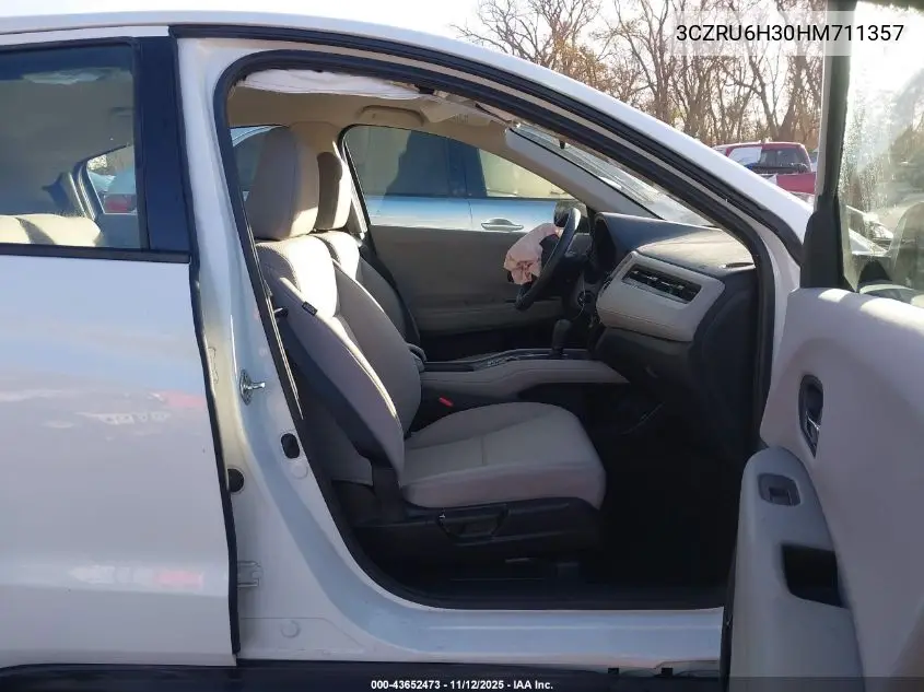 3CZRU6H30HM711357 2017 Honda Hr-V Lx