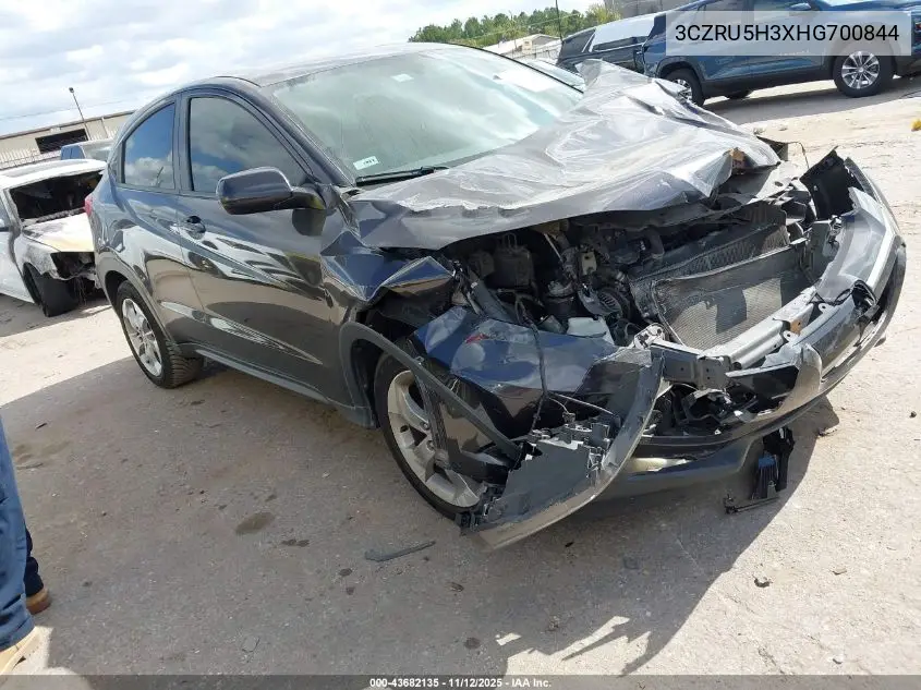 3CZRU5H3XHG700844 2017 Honda Hr-V Lx