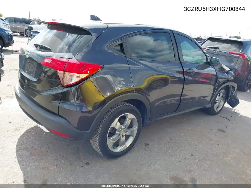 3CZRU5H3XHG700844 2017 Honda Hr-V Lx