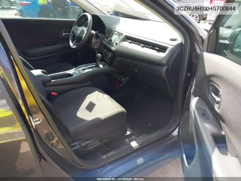 3CZRU5H3XHG700844 2017 Honda Hr-V Lx