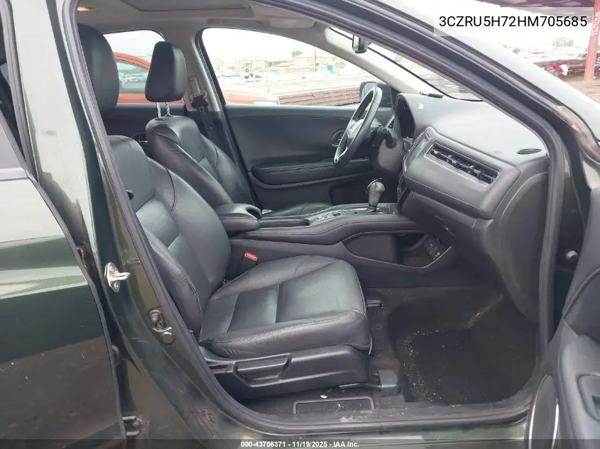 3CZRU5H72HM705685 2017 Honda Hr-V Ex-L