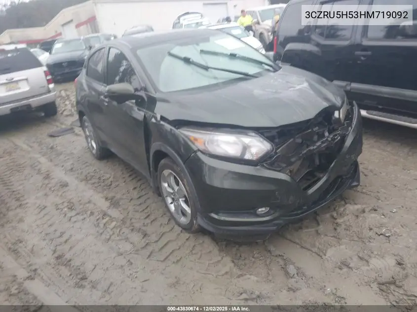 3CZRU5H53HM719092 2017 Honda Hr-V Ex