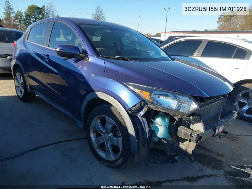 3CZRU5H56HM701928 2017 Honda Hr-V Ex