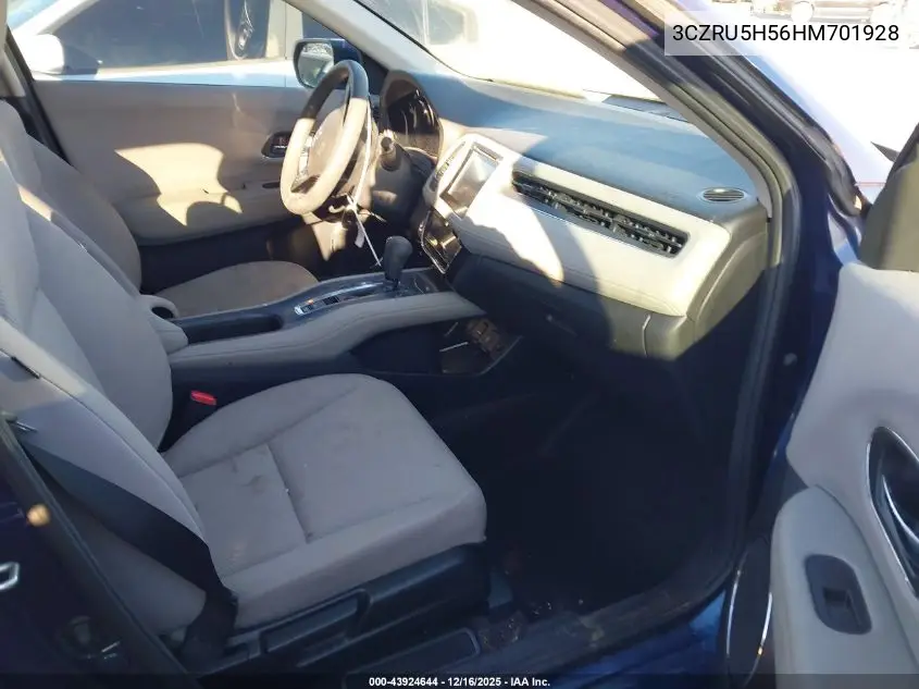 3CZRU5H56HM701928 2017 Honda Hr-V Ex