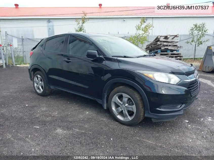 2018 Honda Hr-V VIN: 3CZRU6H39JM107537 Lot: 12093242