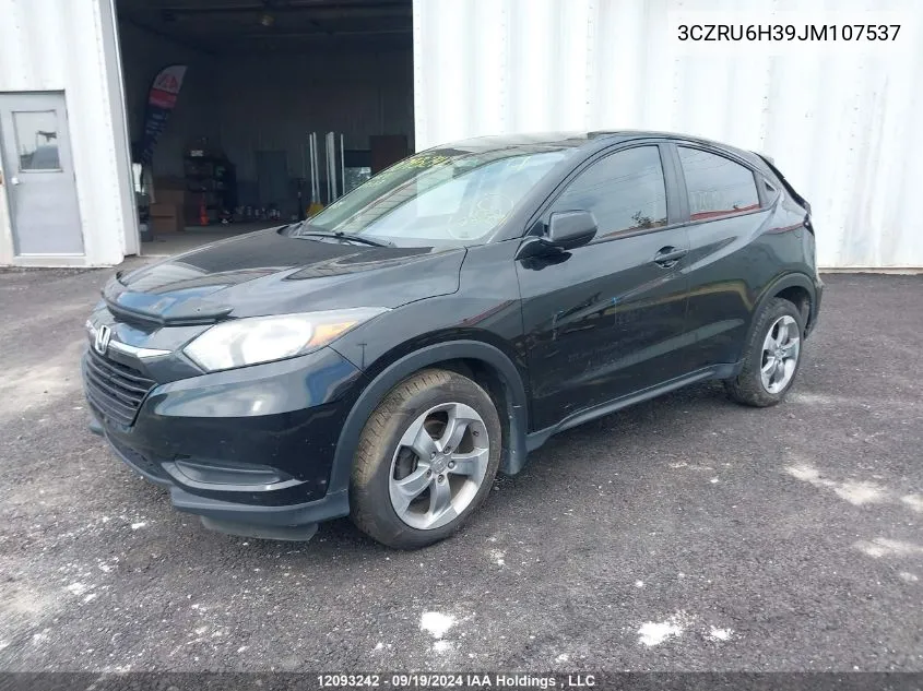 2018 Honda Hr-V VIN: 3CZRU6H39JM107537 Lot: 12093242