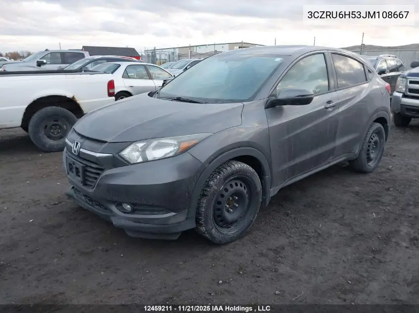 3CZRU6H53JM108667 2018 Honda Hr-V Ex