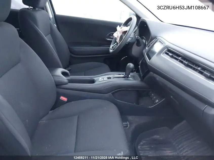 3CZRU6H53JM108667 2018 Honda Hr-V Ex