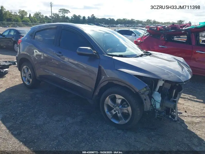 3CZRU5H33JM711398 2018 Honda Hr-V Lx