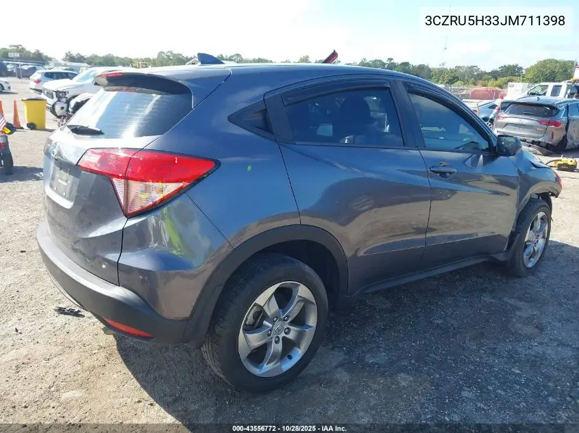 3CZRU5H33JM711398 2018 Honda Hr-V Lx