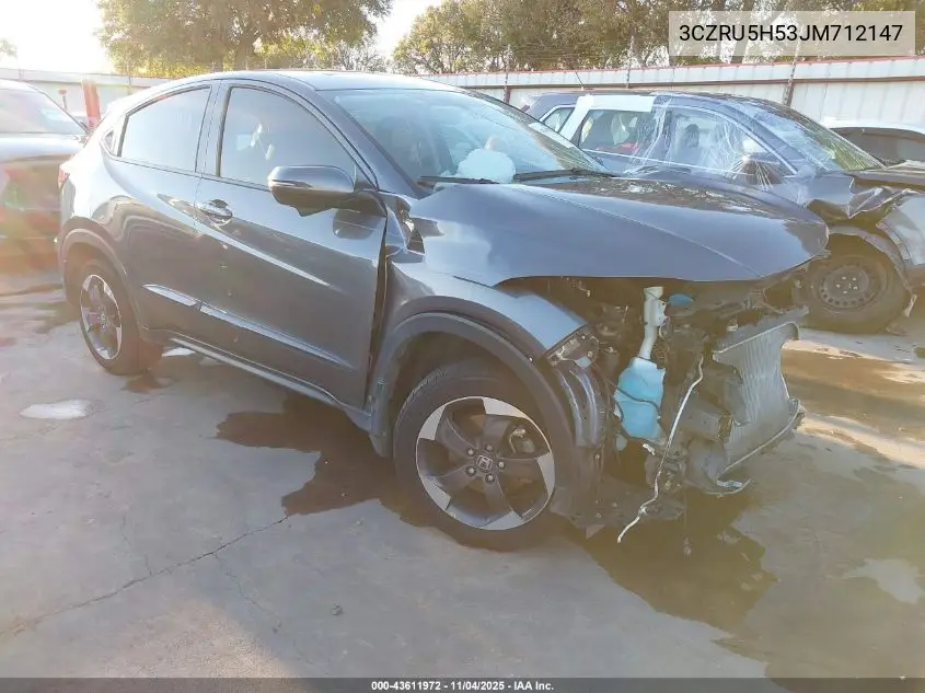 3CZRU5H53JM712147 2018 Honda Hr-V Ex