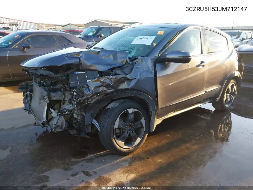 3CZRU5H53JM712147 2018 Honda Hr-V Ex