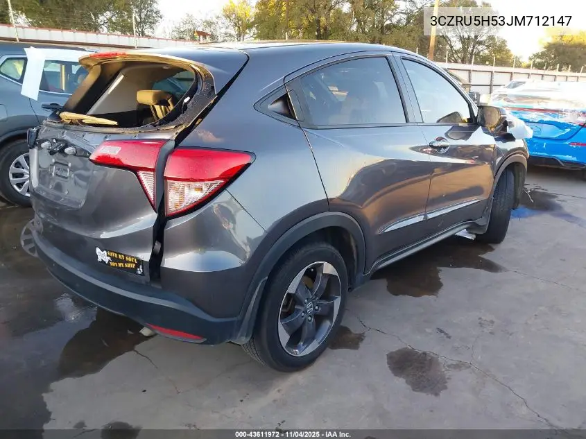3CZRU5H53JM712147 2018 Honda Hr-V Ex