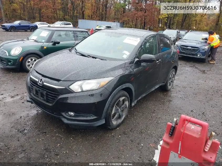 3CZRU6H59JG706616 2018 Honda Hr-V Ex