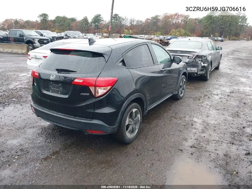 3CZRU6H59JG706616 2018 Honda Hr-V Ex