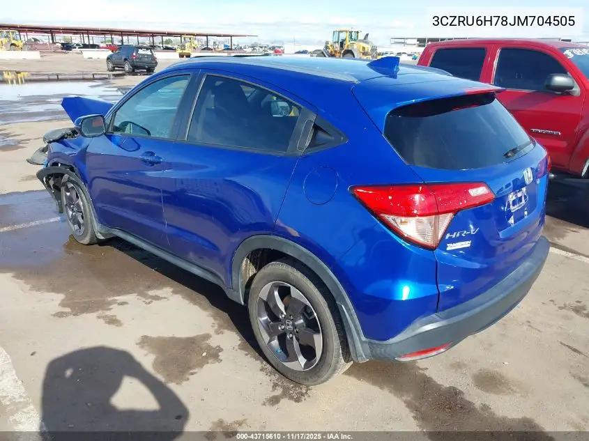 3CZRU6H78JM704505 2018 Honda Hr-V Ex-L