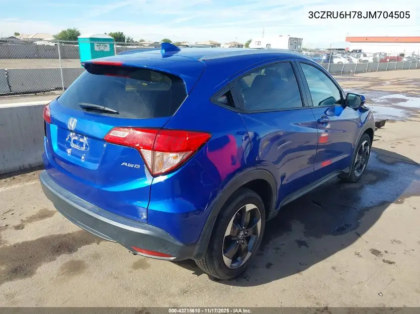 3CZRU6H78JM704505 2018 Honda Hr-V Ex-L