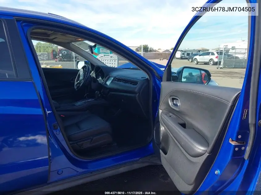 3CZRU6H78JM704505 2018 Honda Hr-V Ex-L