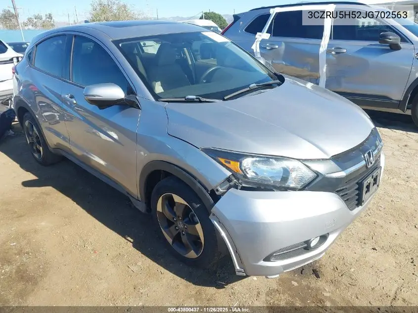 3CZRU5H52JG702563 2018 Honda Hr-V Ex