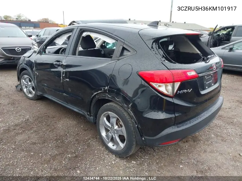 3CZRU5H36KM101917 2019 Honda Hr-V Lx