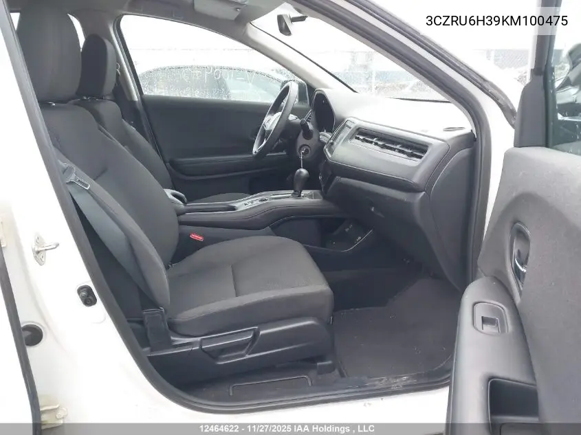 3CZRU6H39KM100475 2019 Honda Hr-V Lx